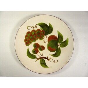 2 Vintage STANGL ORCHARD SONG 10" Dinner Plates